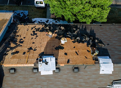 replacing a roof is a significant investment, partly covered by insurance